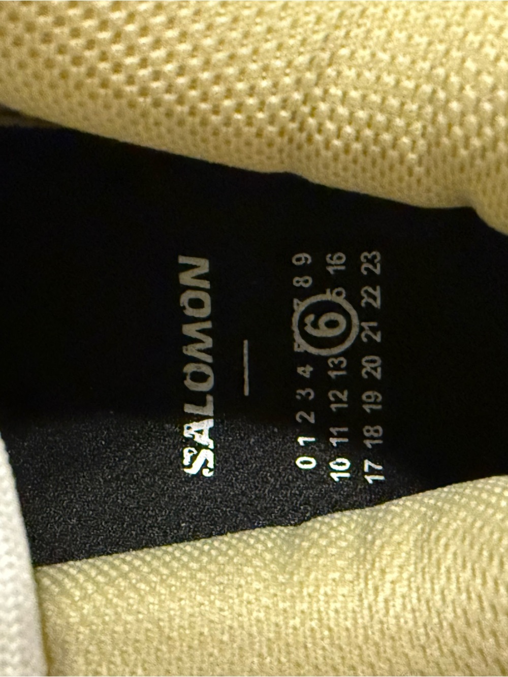 Salomon Maison Martin Margiela Cream and Black Trail Running Shoes - Picture 11 of 12